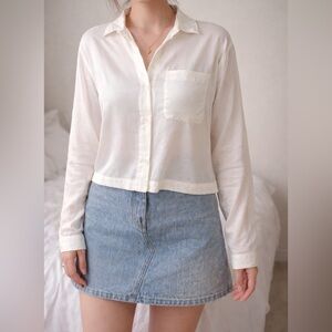 H&M White Button Down Shirt